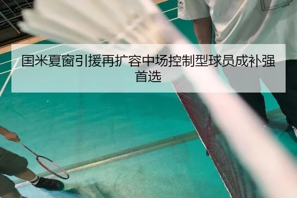 国米夏窗引援再扩容中场控制型球员成补强首选
